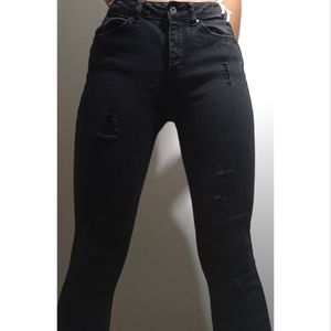Black Ripped Skinny Jeans